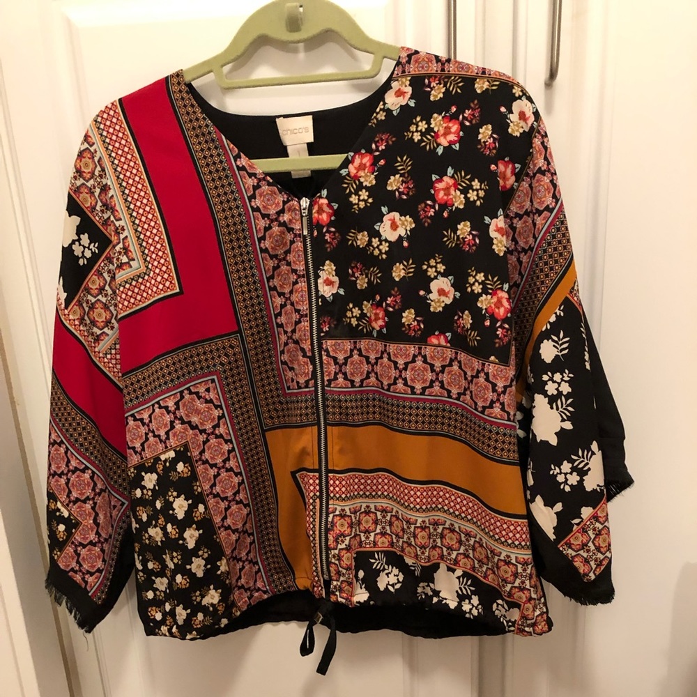 Chico’s Boho multi colored top